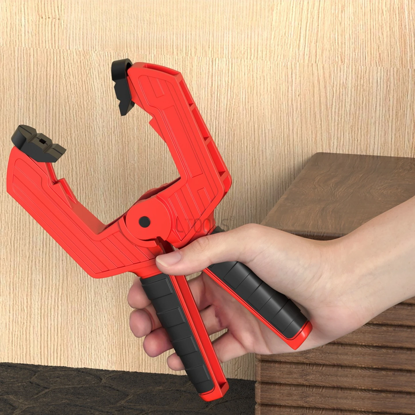 Woodworking A-type Clamp Multi Specification Adjustable Angle Manual Fixing Clip Woodworking Auxiliary Clamping Tool with Spring