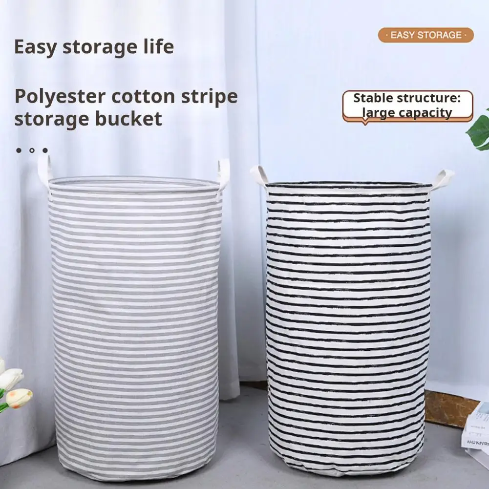 Storage Bucket Functional Laundry Solution Capacity Foldable Laundry Basket with Handle Waterproof Coating Dirty for Storage