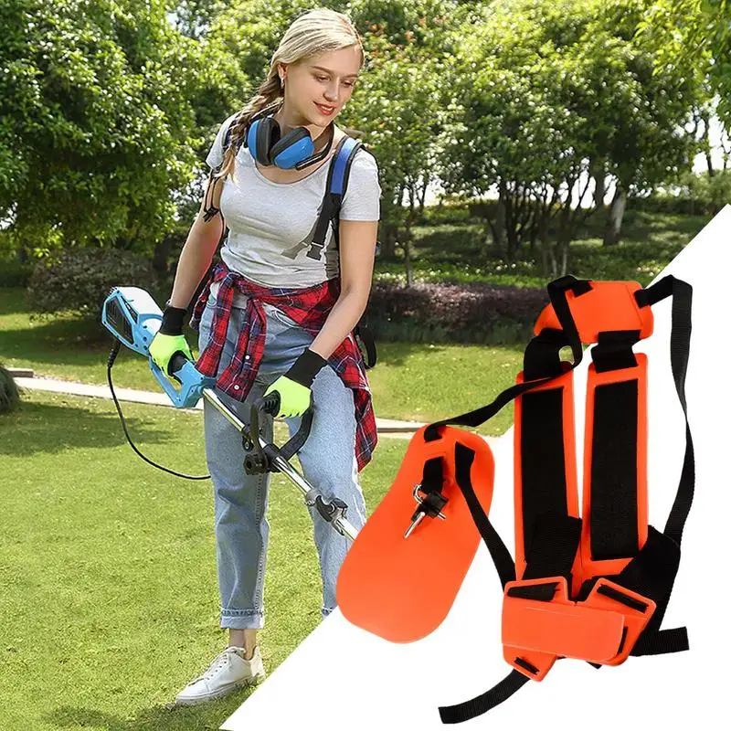 Trimmer Strap String Trimmer Strap Ergonomic Brush Cutter Shoulder Protector Belt Support For Gardening Trimming