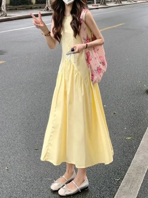 ชุดเดรสผู้หญิงสไตล์วินเทจ Y2K ยุค 2000 เสื้อถักปักลาย ผูกโบว์ กระโปรงทรงเอ ความยาวปานกลาง ชุดสำเร็จการศึกษา ชุดนักเรียน นักศึกษา ทรงทันสมัย