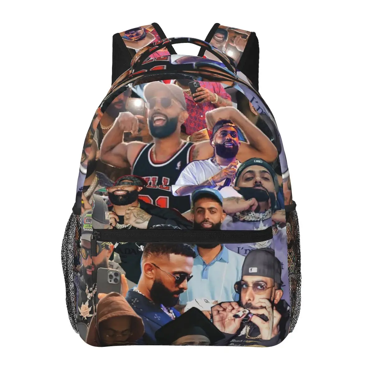 Rapper Eladio Carrion Sen2 Kbrn Album Tour Print Backpacks Boys Girls Bookbag Students School Bag Cartoon Rucksack Shoulder Bag
