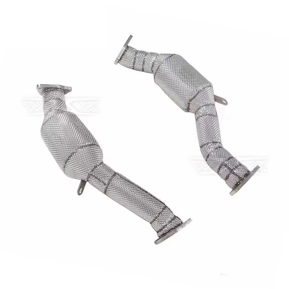 

Выхлопная система из нержавеющей стали с высоким расходом и котенком для 958 2011-2018, модифицированная выхлопная система автомобиля для Porsche Cayenne 958, выхлопная система