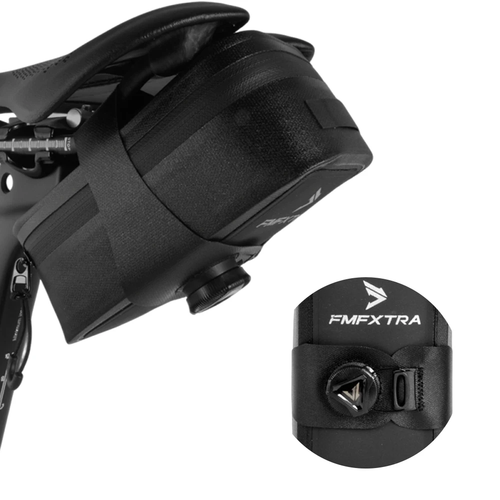 Fahrrad-Untersitztasche, Fahrrad-Sitzpaket, Knopfschloss, Fahrradsitztasche, wasserdicht, 0,5 l, Fahrradtasche, tragbar, für Mountainbikes, Rennräder