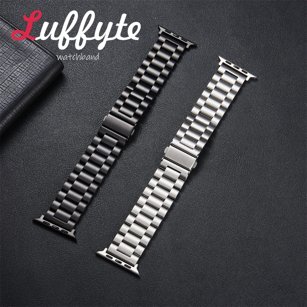 Edelstahlarmband für Apple Watch 1-11 Ultra SE 3 2 1 Metallarmband für IWatch 38 40 41 42 44 45 46 49 mm Business-Armband
