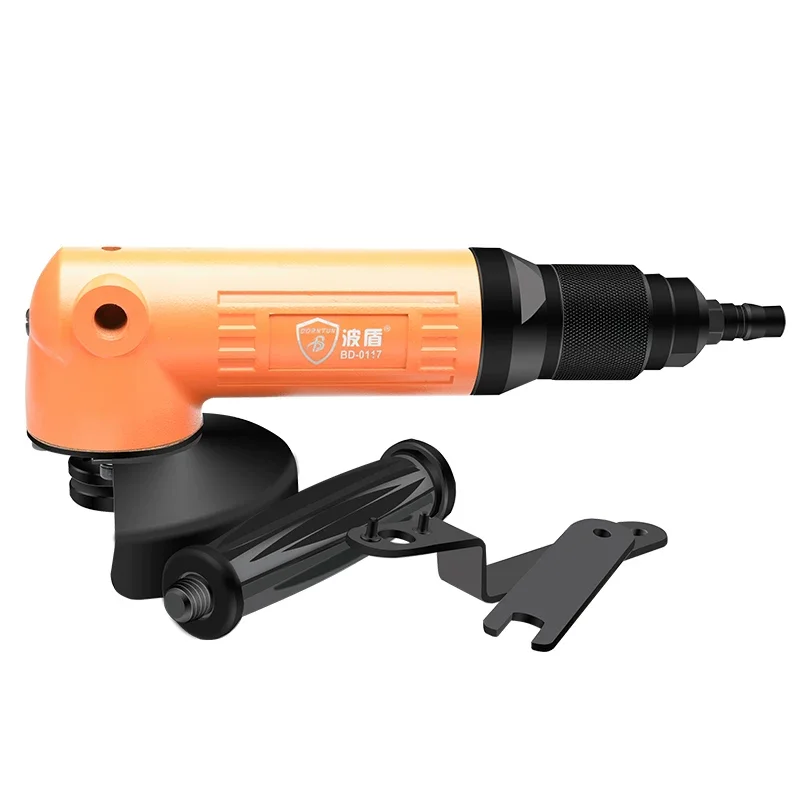 Bodun 4inch High Torque Pneumatic Angle Grinder 100mm Angle Polishing Machine Air Grinder Bd-0117