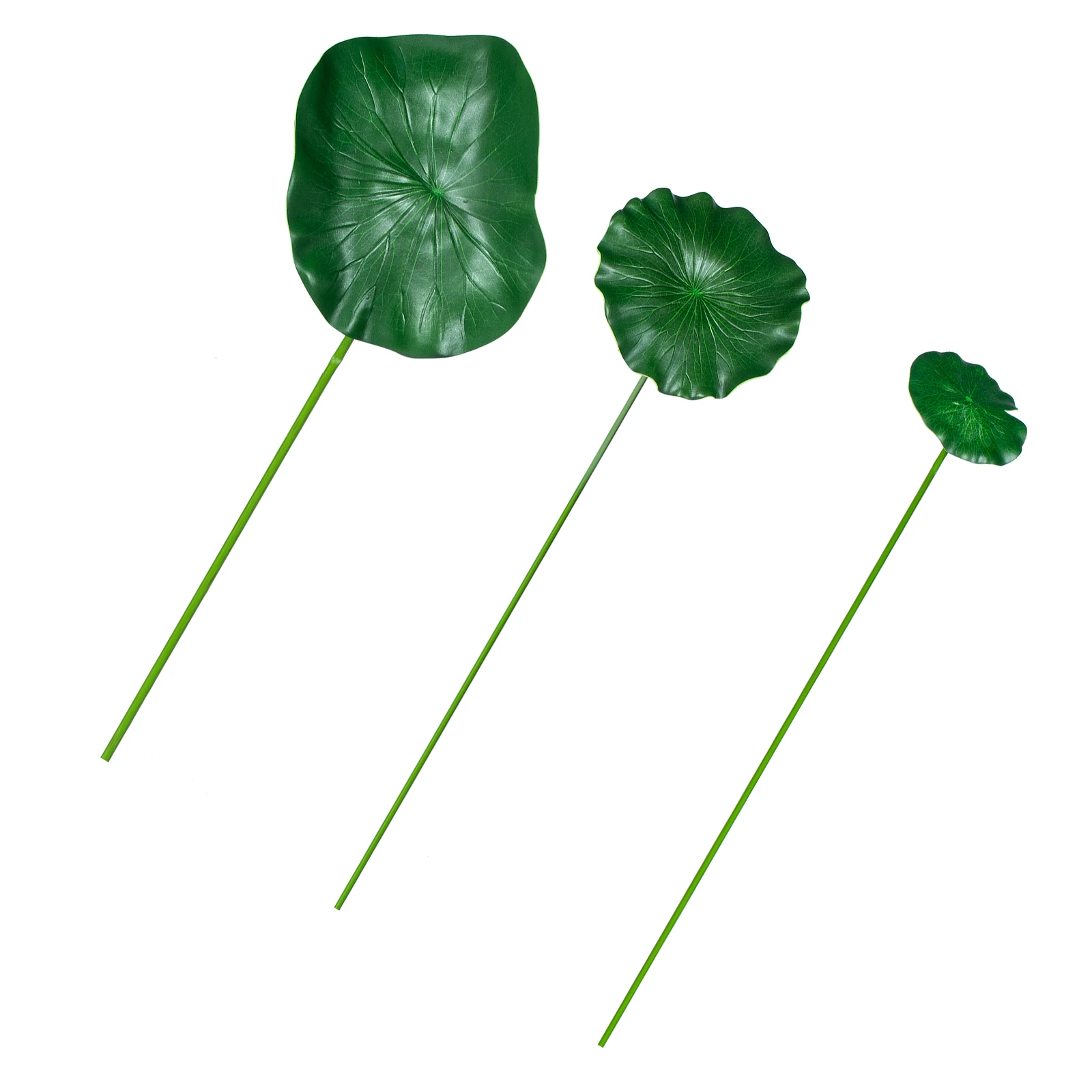 

Artificial Lotus Leaves Decorative Props Realistic Stylish Pond Water Plants Flower Home Garden Decor EVA Plastic