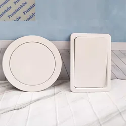 1Piece White Lacquer Stainless Steel Flip Swing Trash Lid Rectangular Round Square