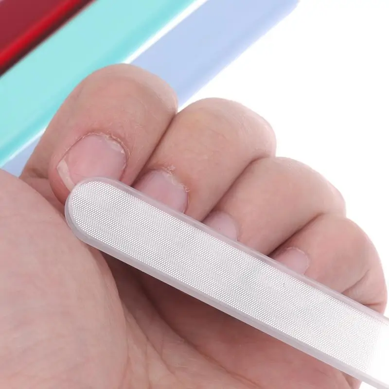 Crystal Diamond Salon Best Beauty Nail Buffer For Natural And Acrylic Nail Glass Nail File With Case,