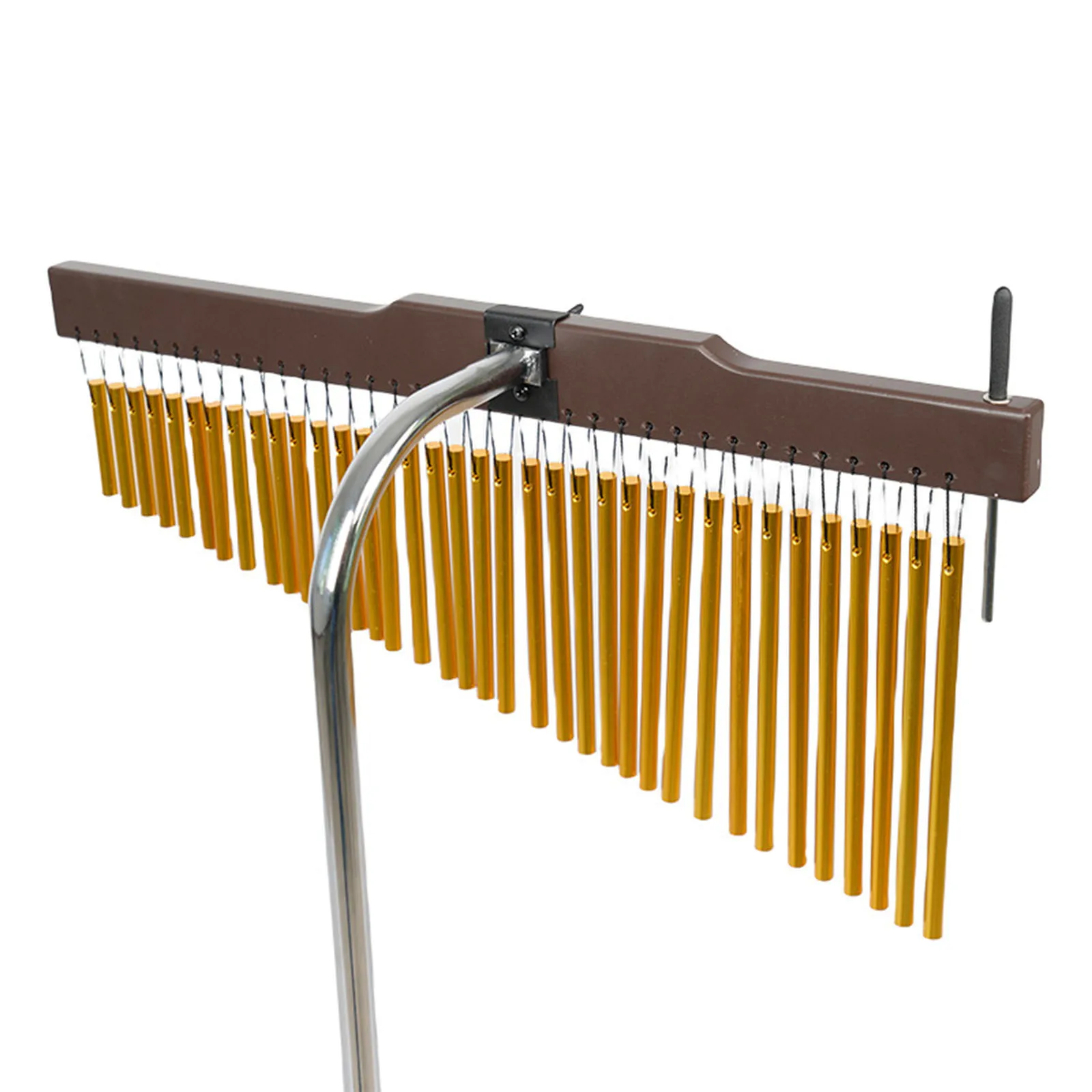 Campanas musicales de 36 tonos, soporte de instrumento de percusión, campana de viento portátil, campana de mano, barra, ayuda de enseñanza para