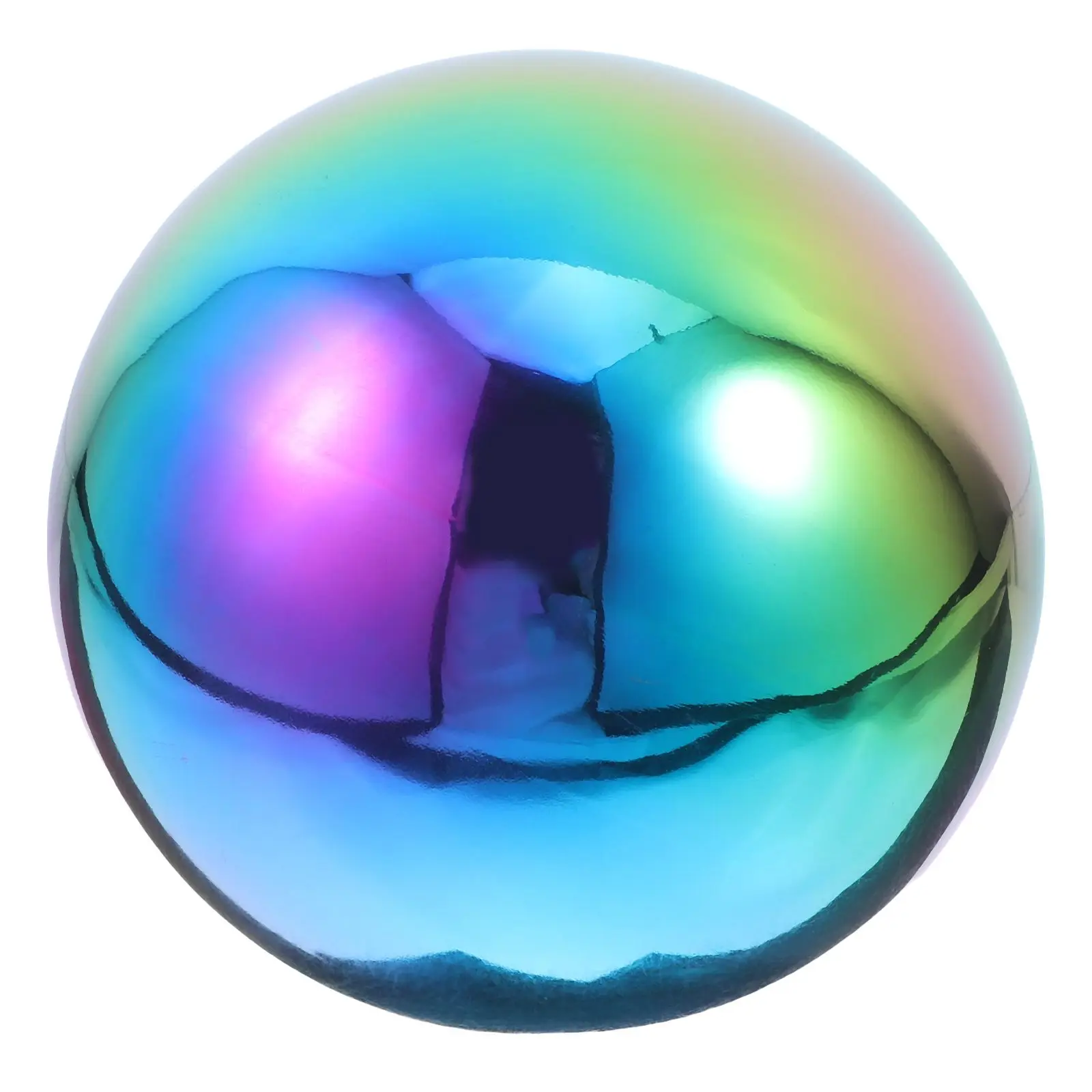 

Seven Colored Hollow Balls Round Metal Spheres Decorative Desktop Garden Multi-purpose Stainless Accessories Household