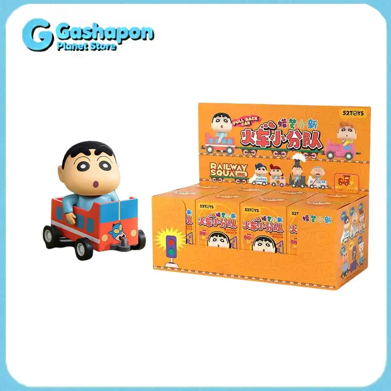 

‌ 52TOYS Crayon Shin chan Train Squad Blind Box Фигурка Аниме Коллекционная игрушка Kawaii Декор Подарок для фанатов Дети Взрослые