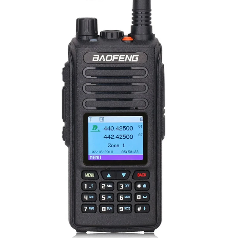 For BAOFENG DM-1702 Digital Mobile Walkie Talkie Handheld Terminal DM1702 Radio Dual Band DMR Dual Time Slot Two Way Radios