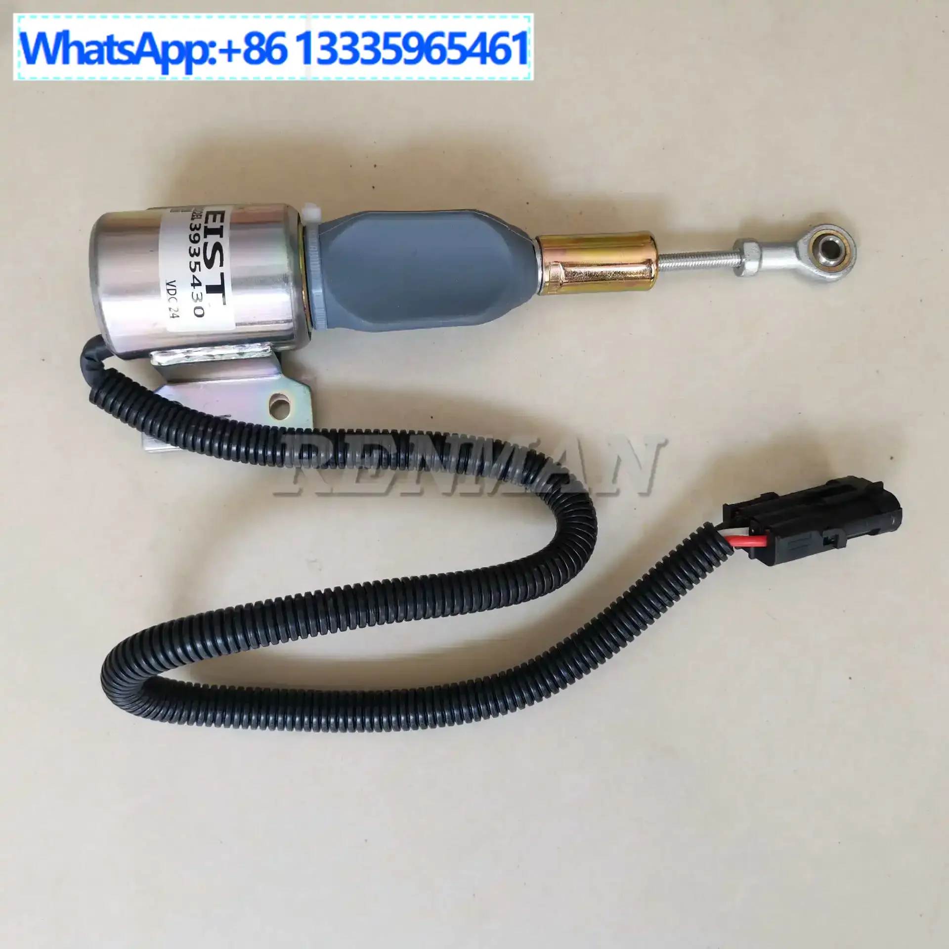 

Suitable for Cummins construction machinery 6BT oil cut solenoid valve switch flameout device C3935432/3935431