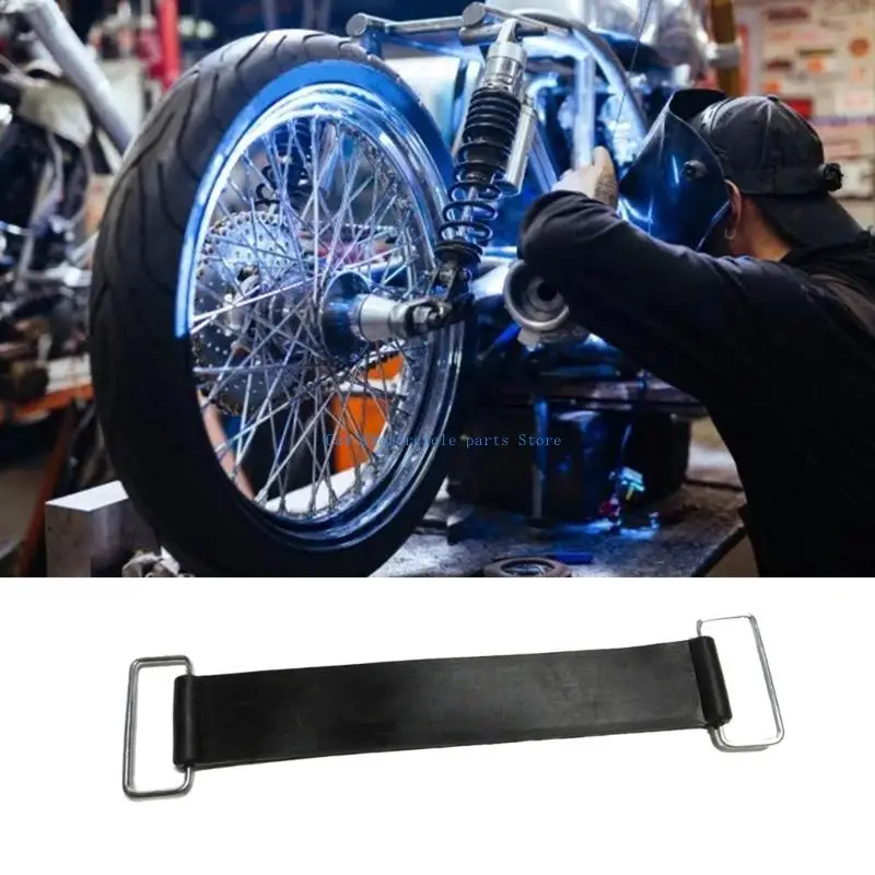 

Y9UC NonSlip Battery Straps Rubber Band, 7inchx1inch, Black Motorbike ATV Battery Fixed Holder Rubber Straps Band