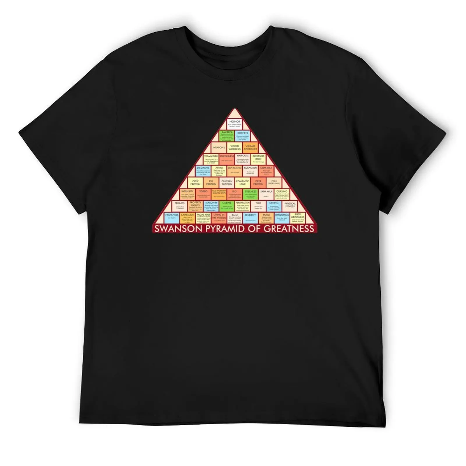 

Swanson Pyramid of Greatness T-Shirt man clothes graphic shirts cheap stuff shirts graphic tees tee shirts for men