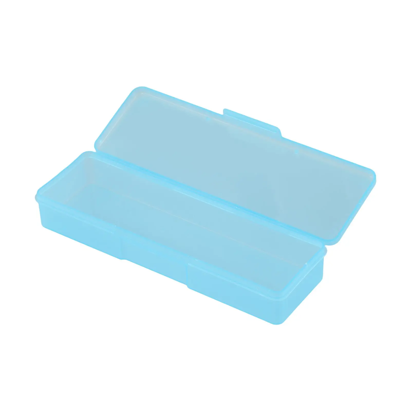 1Pc Plastic Storage Box Rectangle Nail Tools Supplies Screws Case Storing Organizer Container Colorful Nail Salon Accessories