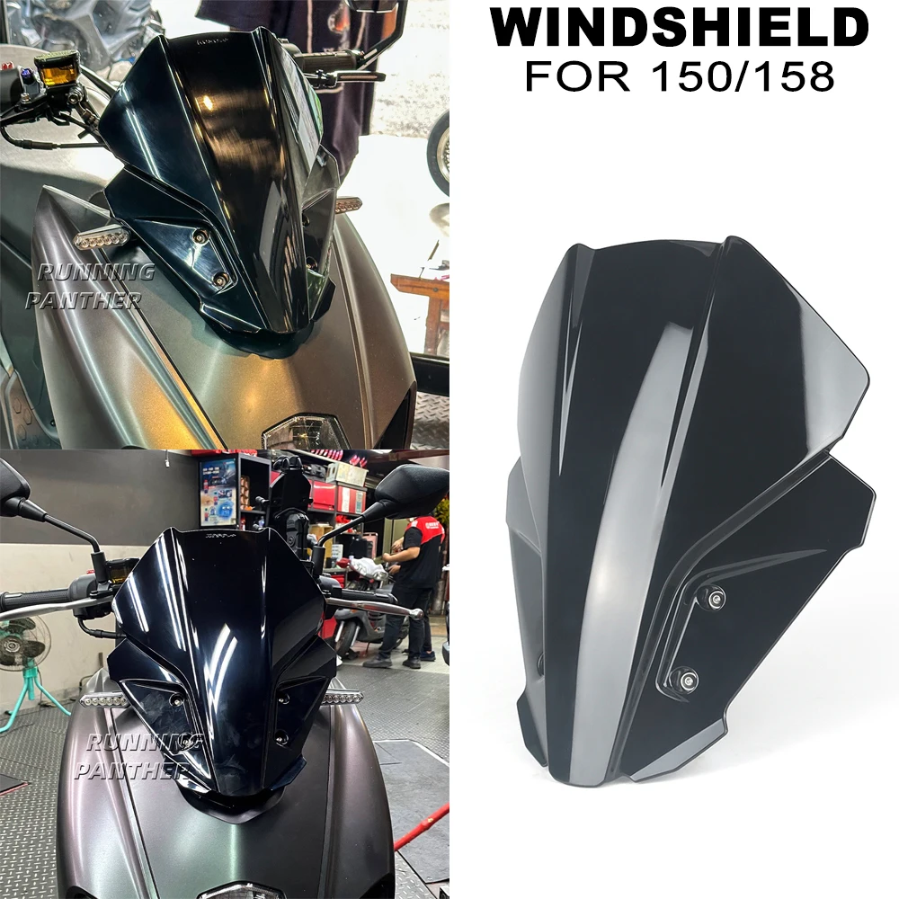 FOR SYM MMBCU 150 MMBCU 158 MMBCU150 MMBCU158 Motorcycle Front Windscreen Windshield Wind Screen Shield Deflector Guard