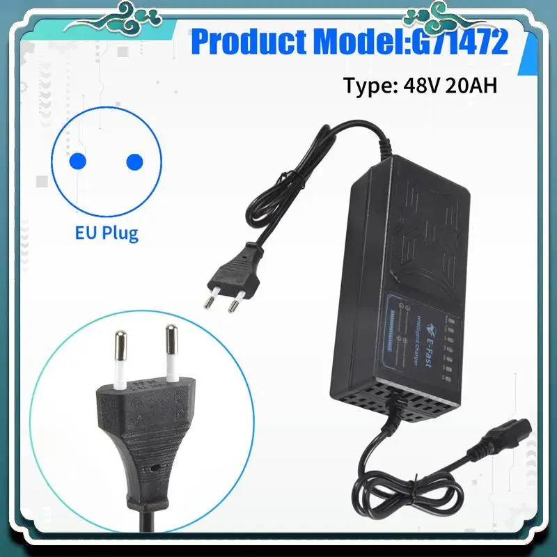 

Premium 20AH Electric Vehicle Charger 7 Light Display Power Display Current Leakage Protection/Full Pulse EU Plug