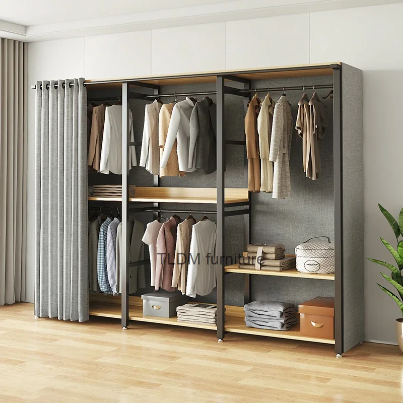 

Cabinets Display Wardrobes Foldable Modular Portable Garment Wardrobes Display Closets Meuble De Rangement Home Furniture