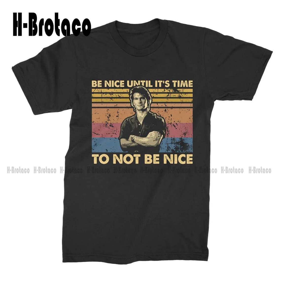 

Be Nice Until It's Time To Not Be Nice Vintage Retro Unisex T-Shirt T Shirt Cotton Outdoor Simple Vintage Casual Tee Shirts