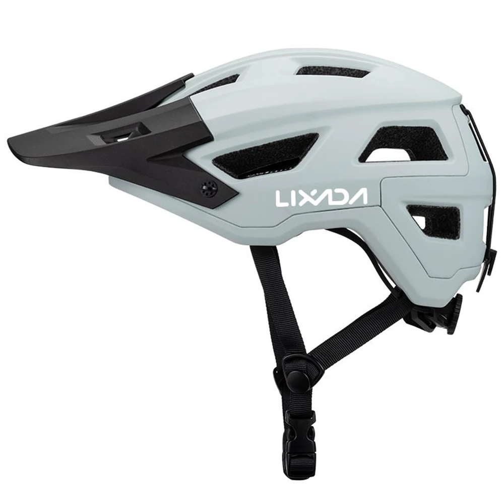 Lixada Fahrradhelm Herren Damen MTB Rennradhelm 55–61 cm verstellbares Zifferblatt abnehmbares Visier Belüftung 14 Belüftungsöffnungen Fahrradhelm – Detail 10