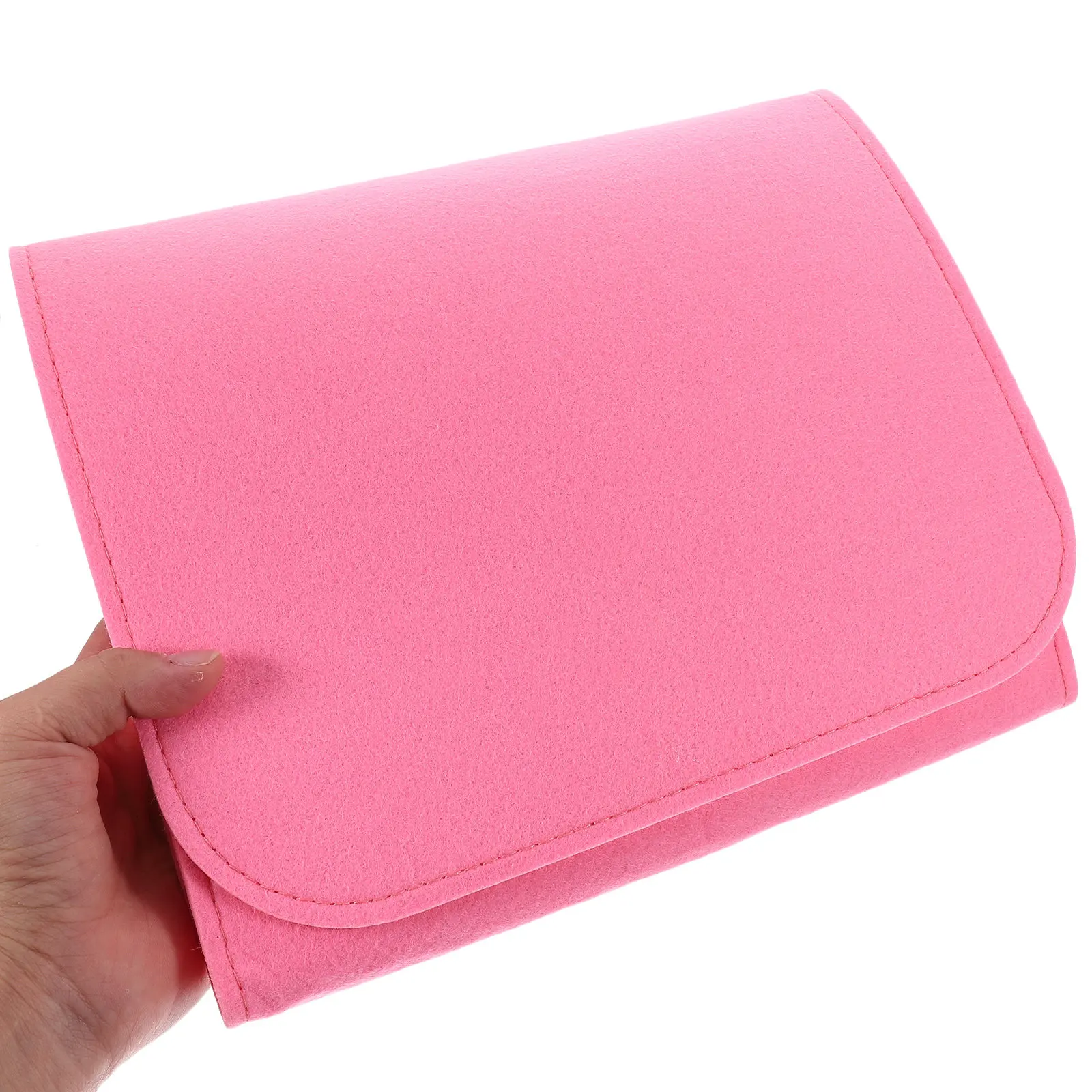 Felt Bedside Storage Organizer Space-Saving Minimalist Under Mattress Pocket For Laptop Phone Books Remotes Bedside Container