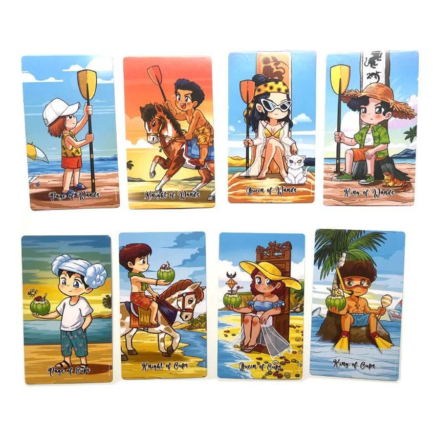 12x7 Summer Holiday Tarot Card Games Cover Box