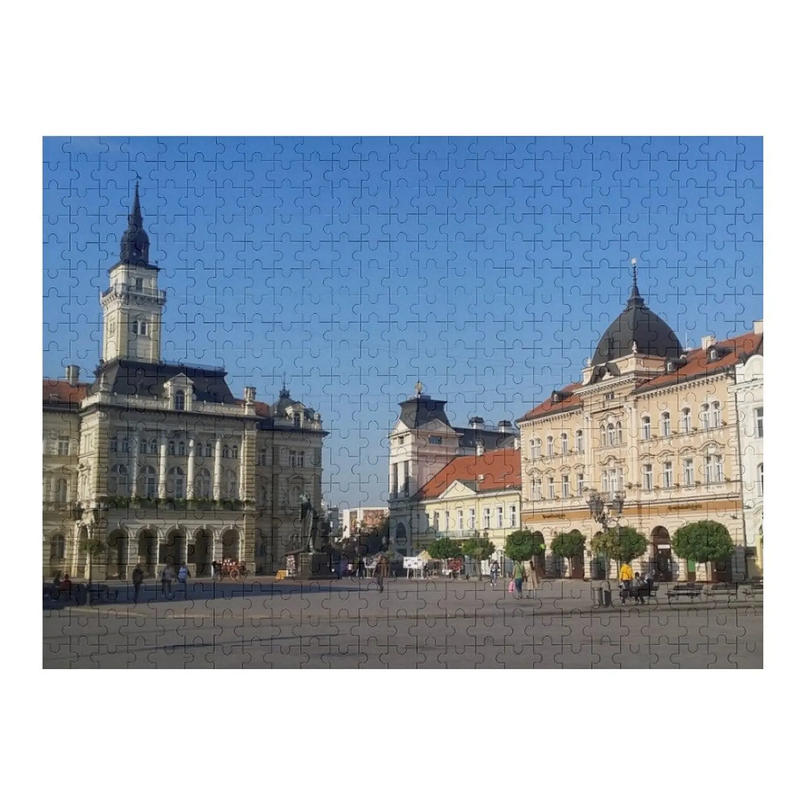 

Городской зал на квадрате Свободы в центре Novi Sad Jigsaw Puzzle Игрушки для детей Подарки на заказ Пазл на заказ