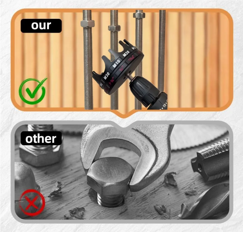 Quick Nut Setter Slotted Wing Nut Drive Kit Portable Attachment No Slipping Maintenance for Home Technicians Projects Automotive