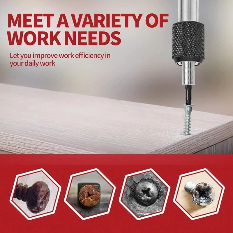 Y1AD 22Pieces Damaged Screw Extractor Drill Bit Set Stripped Screw Extractor for Broken Bolt Extractor All-Purpose