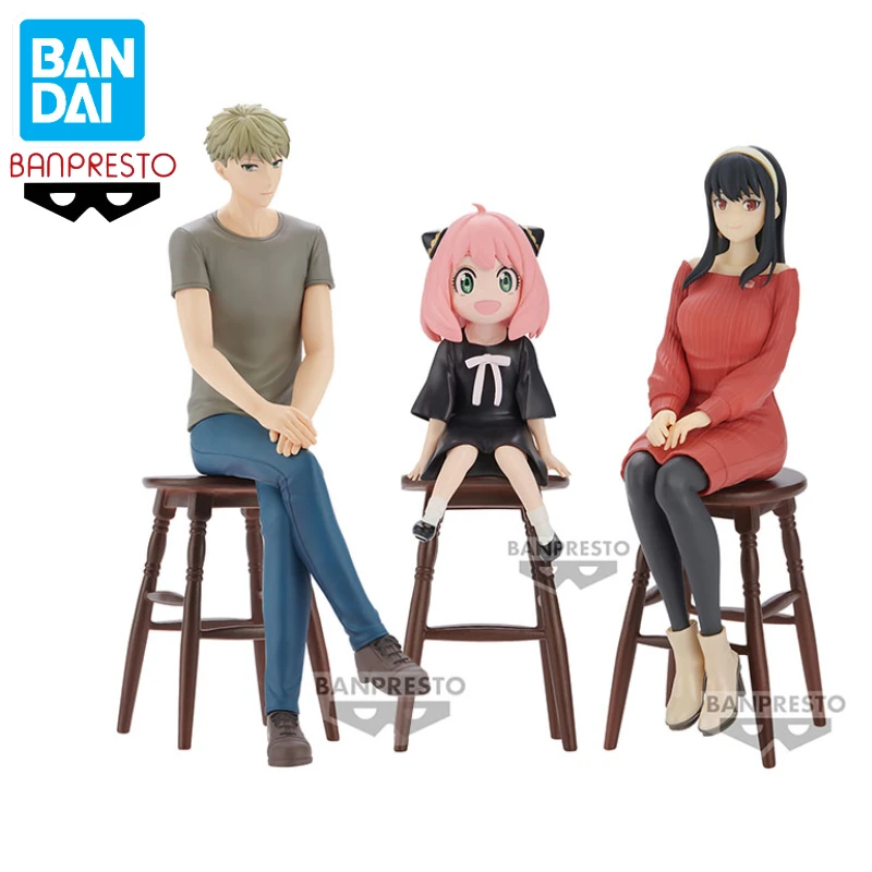 In Stock Bandai BANPRESTO SPYxFAMILY Break Time Collection Anya Forger Anime Action Figure Toy Gift Model Collection Hobby