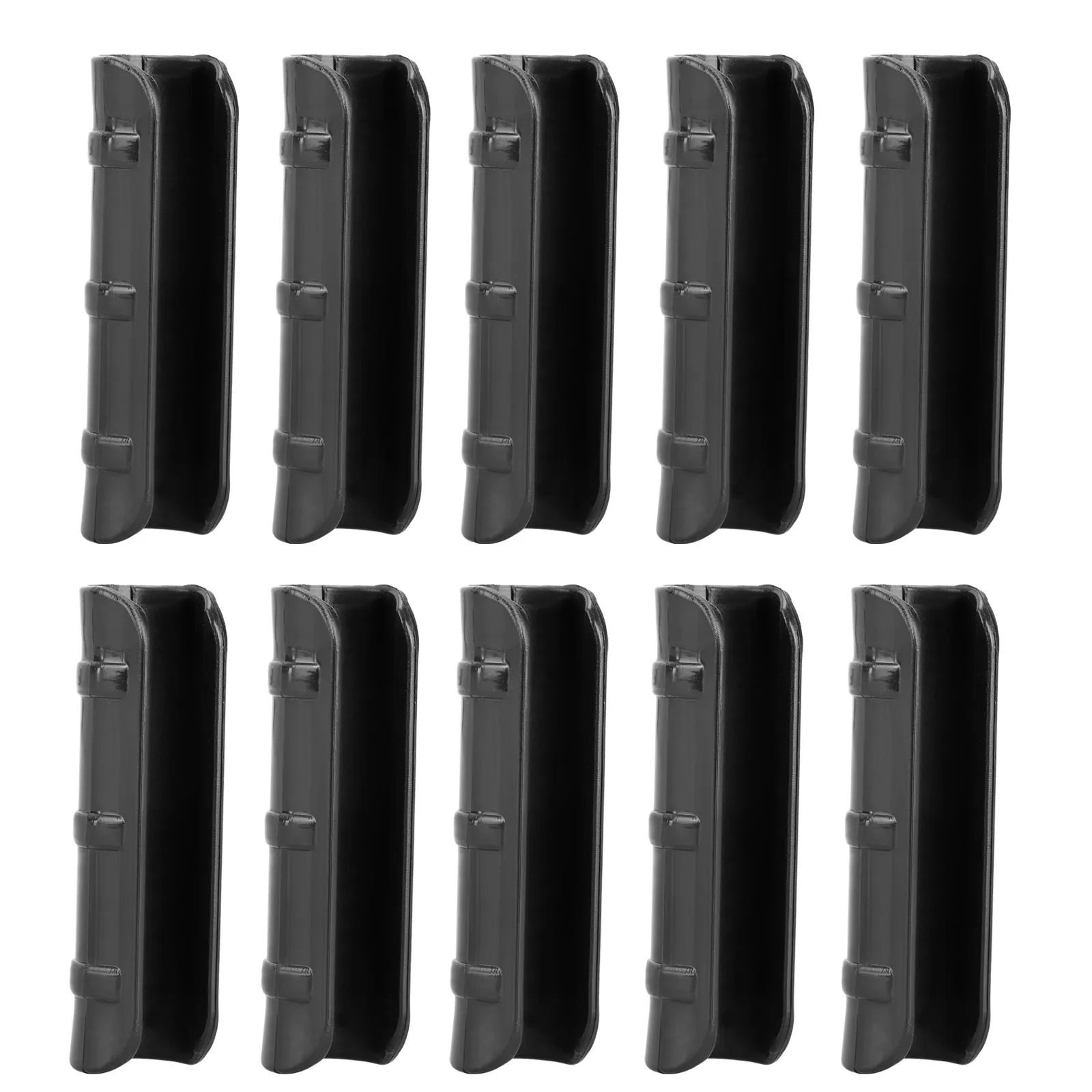 10Pcs Black Greenhouse Film Clamps Snap-on Fixture Plastic Frame Pipe Tube Clip Clamps Pressing Fixed Buckle Garden Supplies