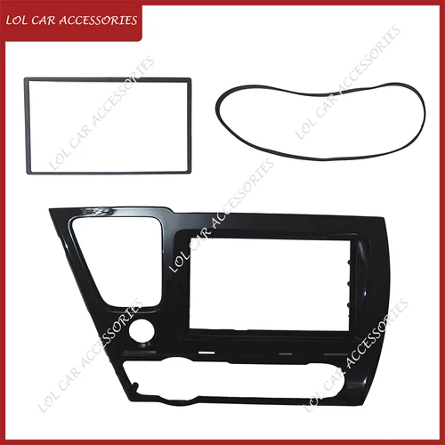 Imagen 2 del producto 7 pulgadas para Honda CIVIC USA 2013 + Radio de coche Android estéreo MP5 reproductor GPS Panel carcasa marco 2 Din unidad principal Fascia Dash cubierta