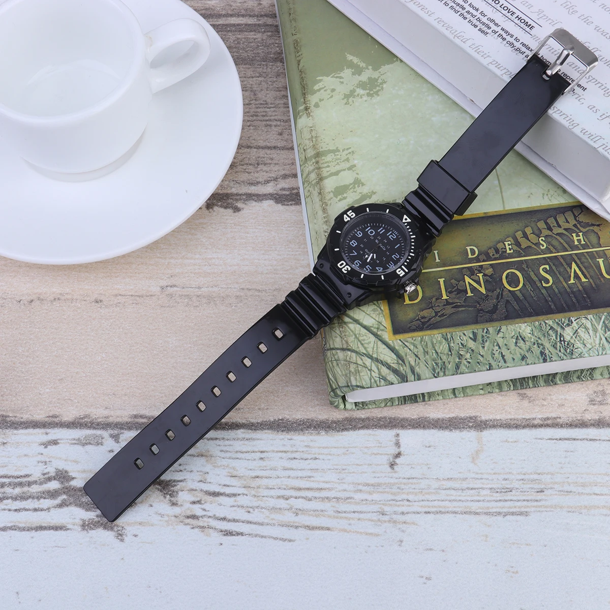 

Quartz Watch Silicone Watches Boy Kid Children Fashionable Precise Timekeeping Arabic Numerals High Grade Material