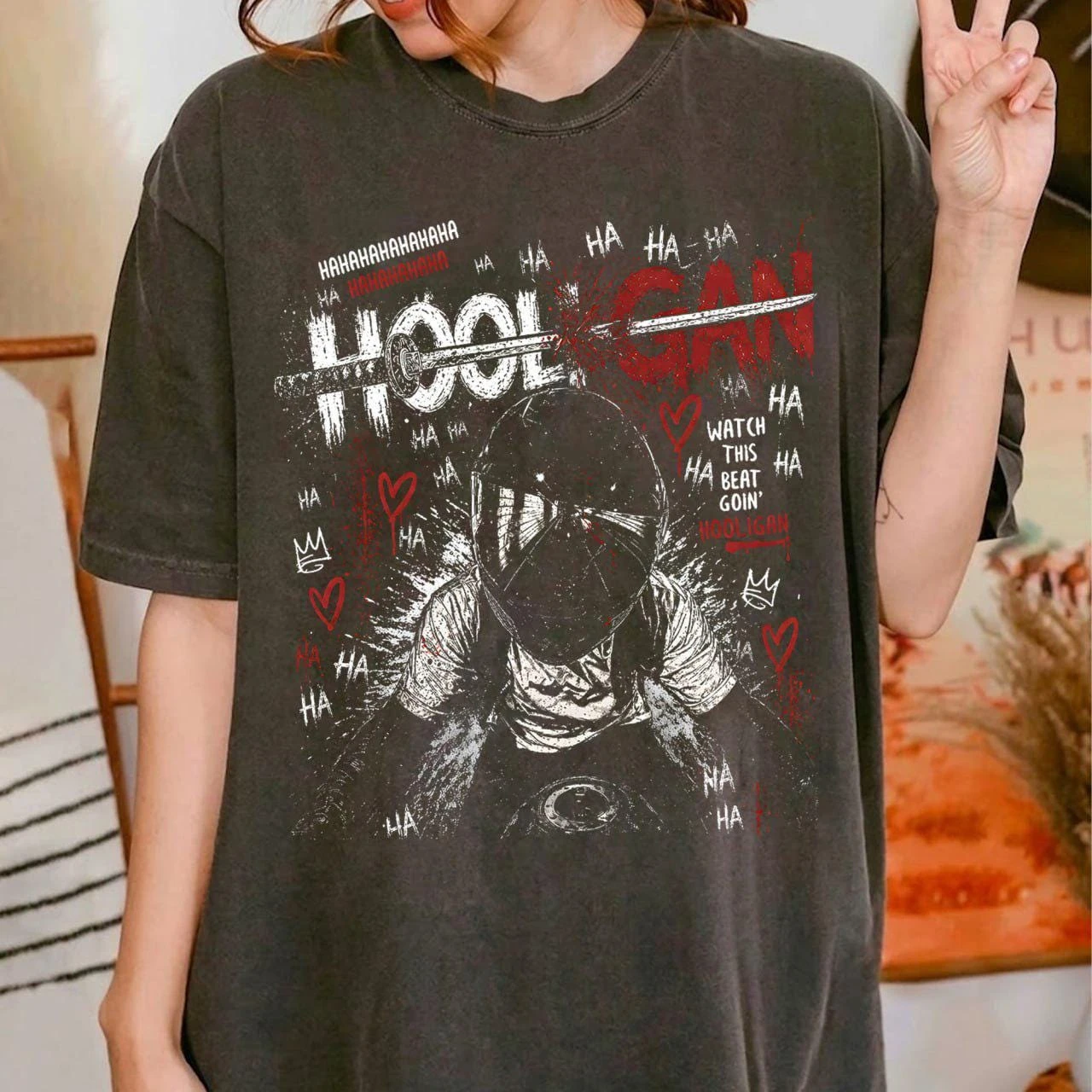BTS Arirang Album Tour Hooligan Graphic Unisex 100%cotton Tshirt Korean Kpop Boy Band 2026 New Men's Women's Retro Fashion Shirt image 3