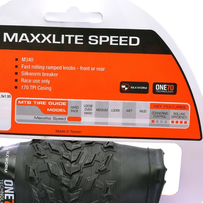 MAXXIS MAXXLITE SPEED(M340) 27.5x1.95 Foldable Bicycle Tire Kevlar Tire MTB Mountain Bike 27.5