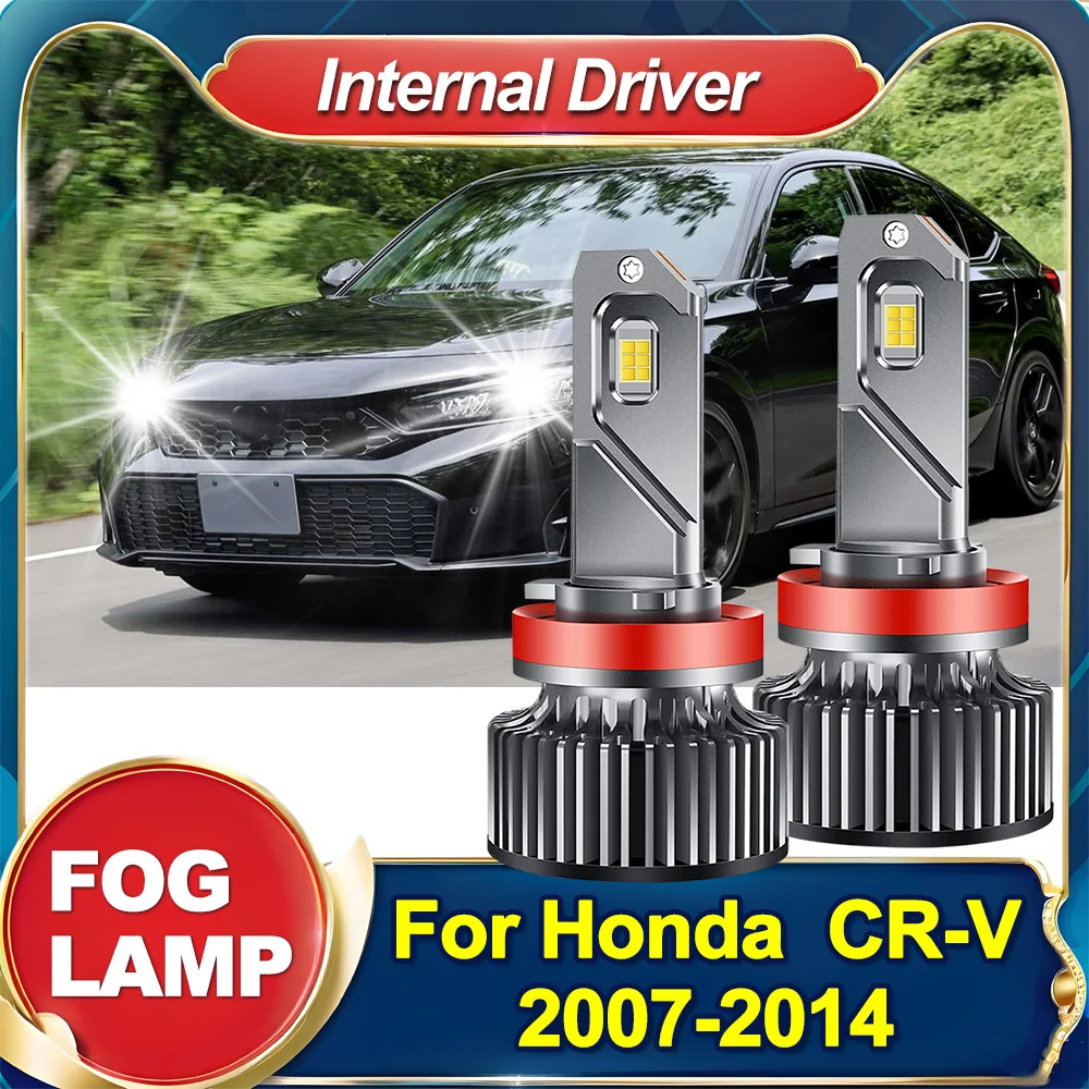 

H11 H8 H9 LED Fog Light Bulbs DRL Real 360 Degree illumination Fog Bulbs Front Fog Lamp For Honda CR-V 2007-2014