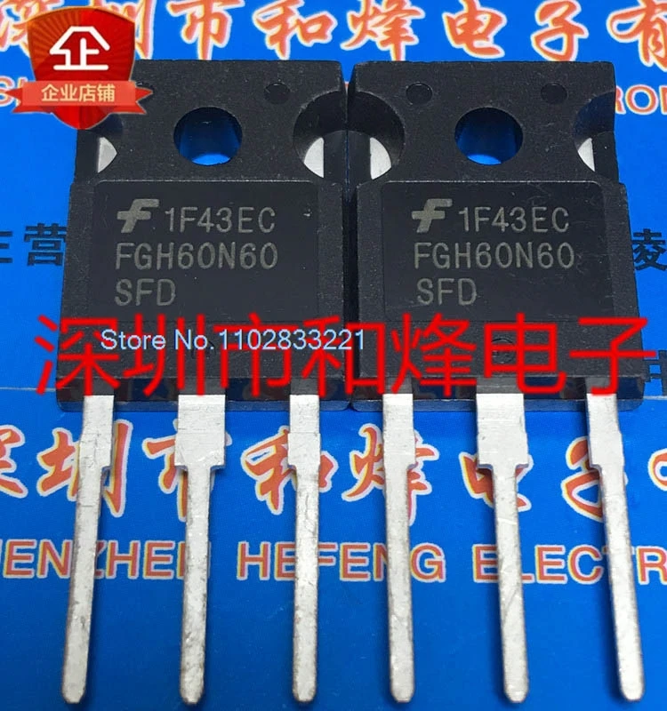 Fgh60n60sfd bis-247 600v 60a