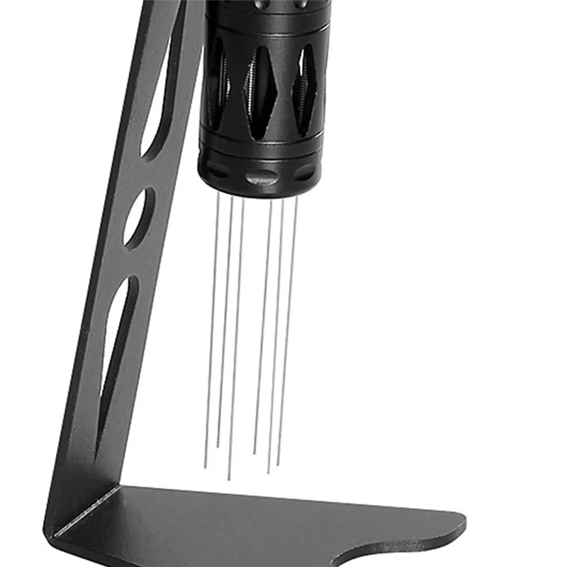 

A68G-Espresso Stirrer Tool With Stand Professional 6 Pins Clump Disperser For Coffee Stirrer Espresso Tool For Home Kitchen