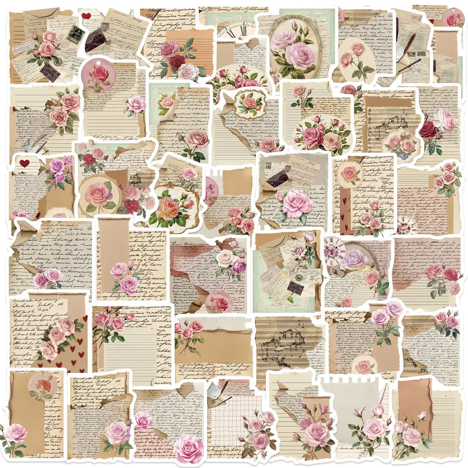 50PCS Pegatinas Retro con Fras - Kids Toys Quotes reseña y precio