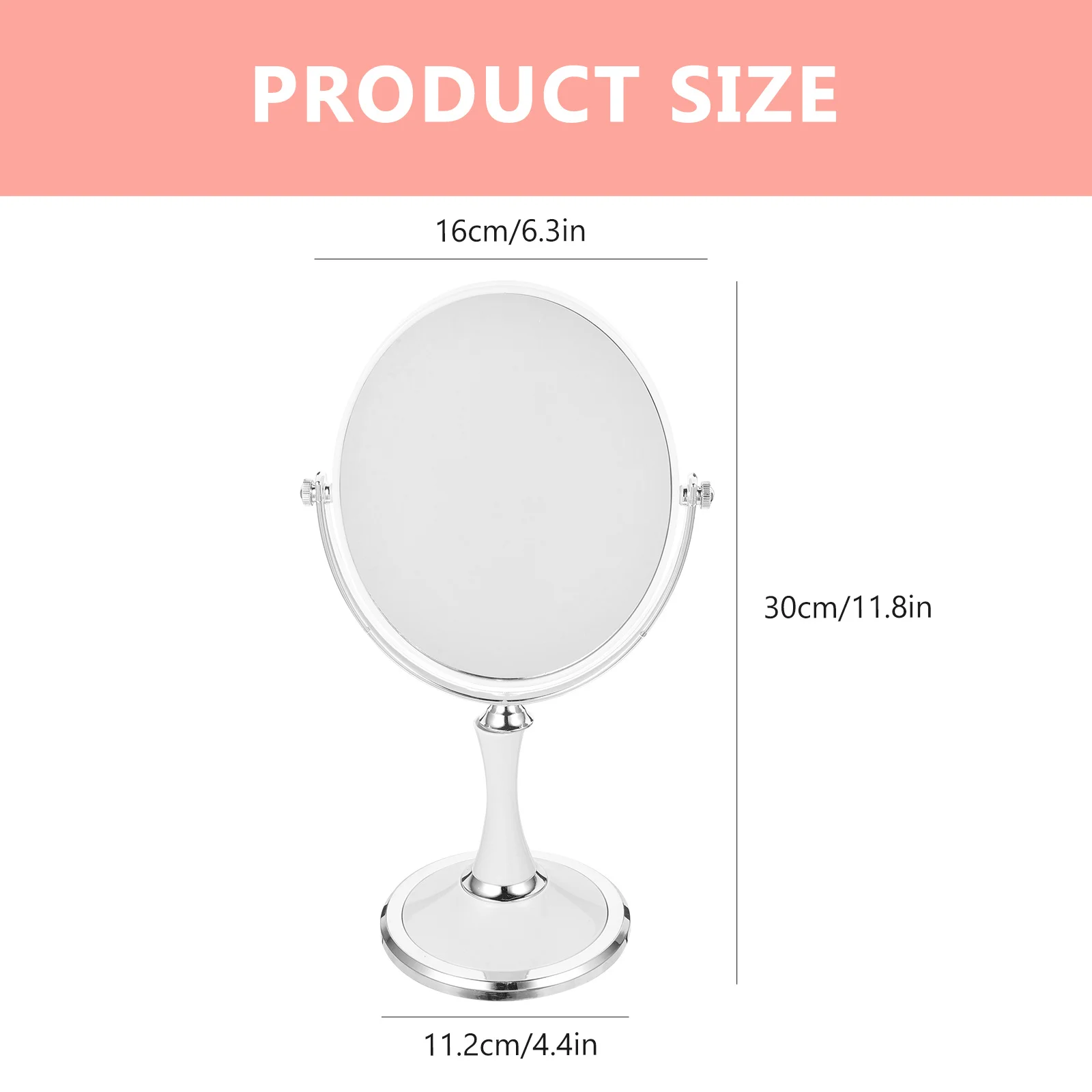 مرآة مكياج مكبرة أنيقة، تطبيقات عملية واسعة النطاق، مظهر فريد من نوعه، زينة منزلية