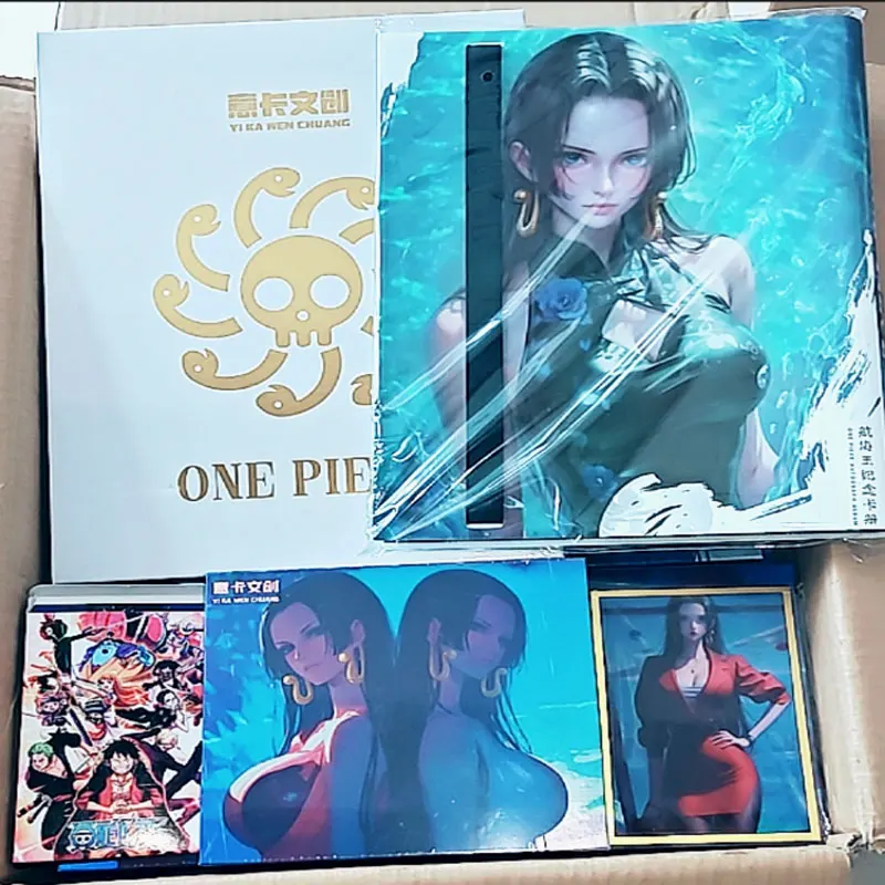 2024 Lastest Yika One Piece Boa Hancock Collection Card Cartoon Booster Box Luffy Sanji Nami TCG Popular Trading CCG