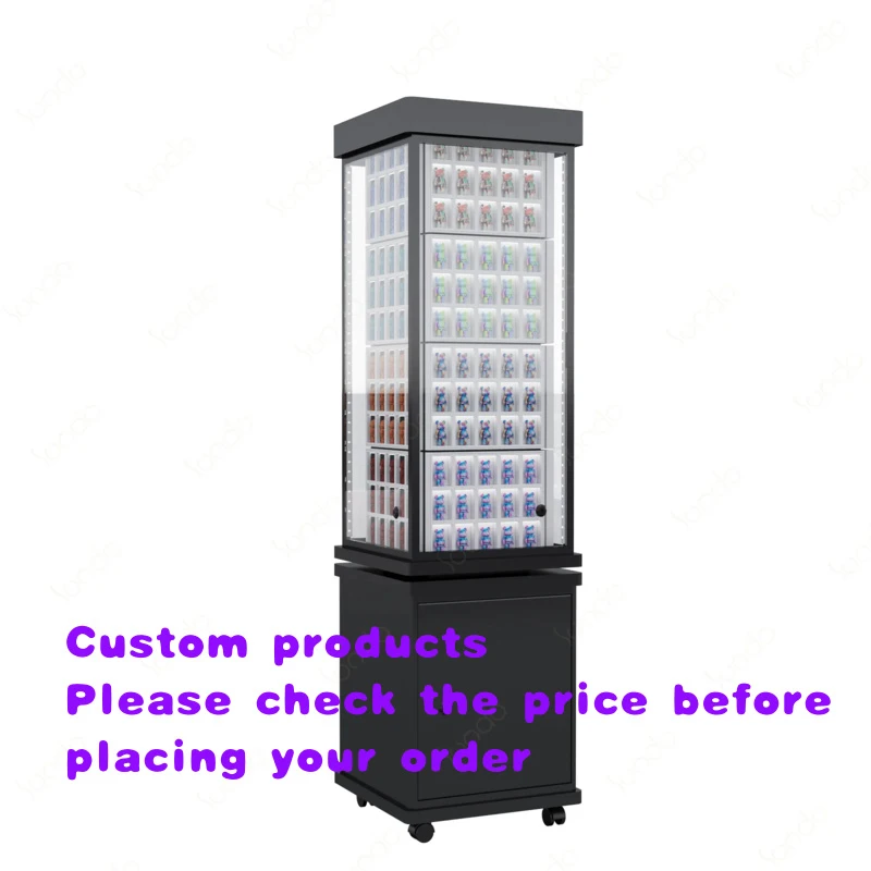 

custom.SUNDO Custom Price Metal Glass Rotating Figure Toy showcase Large Capacity Toy Model Display showcase Cabinet
