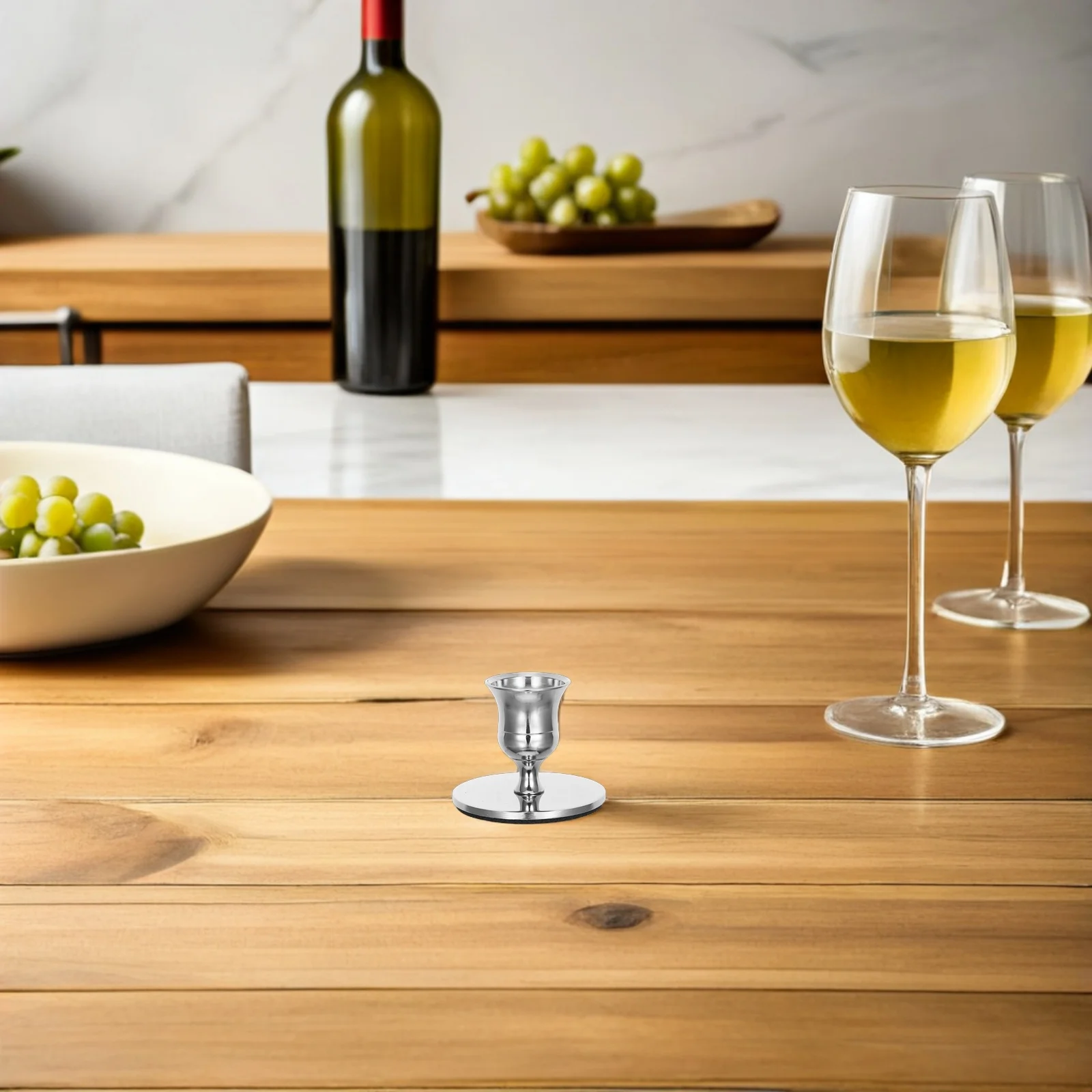 

3 Tier Steampunk Style Metal Holder Unique Geometric Frame for Modern Home Office Desk Nightstand Ambient Light Decor