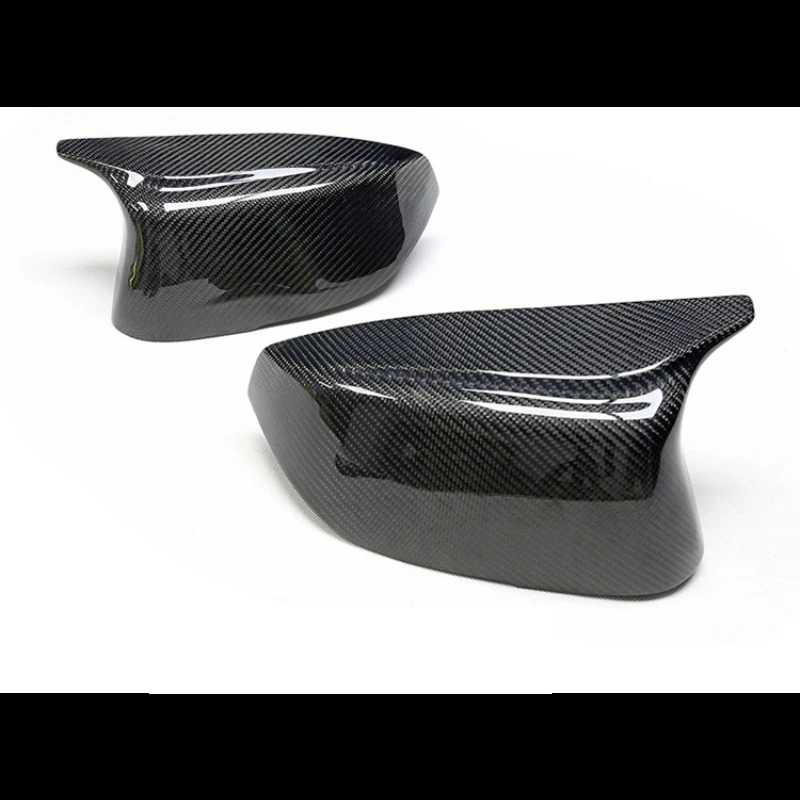 Carbon Fiber Fibre Side Mirror Cover Caps For INFINITI Q50L Q60 QX30