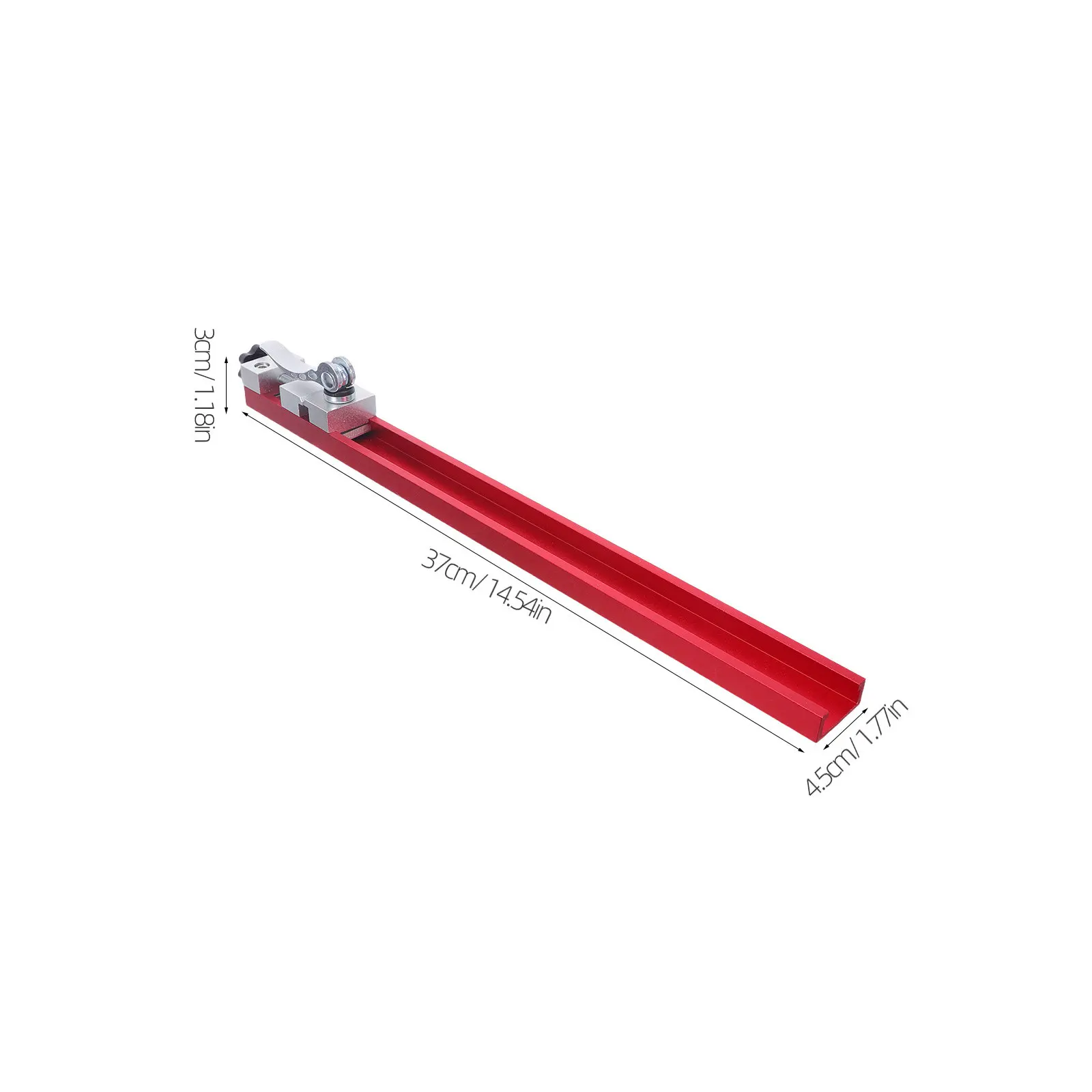 Adjustable Aluminum Saw Cutting Guide Rail Base for Circular Saw Precision Woodworking Cutting Machine Base Guide Rail Accessory view 3
