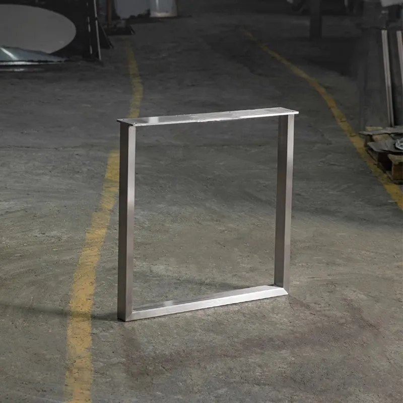 Brushed 201 Stainless Steel Table Leg Bracket 72CM High Dining Table Legs Base Stand Hardware Desk Legs Set Furniture Parts