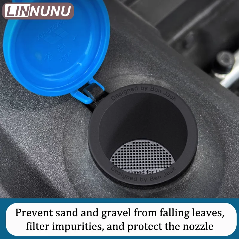 Linnunu Fit for Lixiang L6L7L8L9 Car Decoration Supplies Glass Water Filter Anti-Clogging Water Tank Protective Funnel Wiper Filter Car Modification Accessories Artifact Filter Impurities