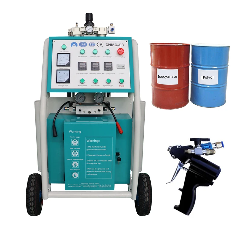 Air Compressor Driven Polyurethane Foam Spray Machine 2 Component Equipment for Container Roof Wall Insulation Tasks