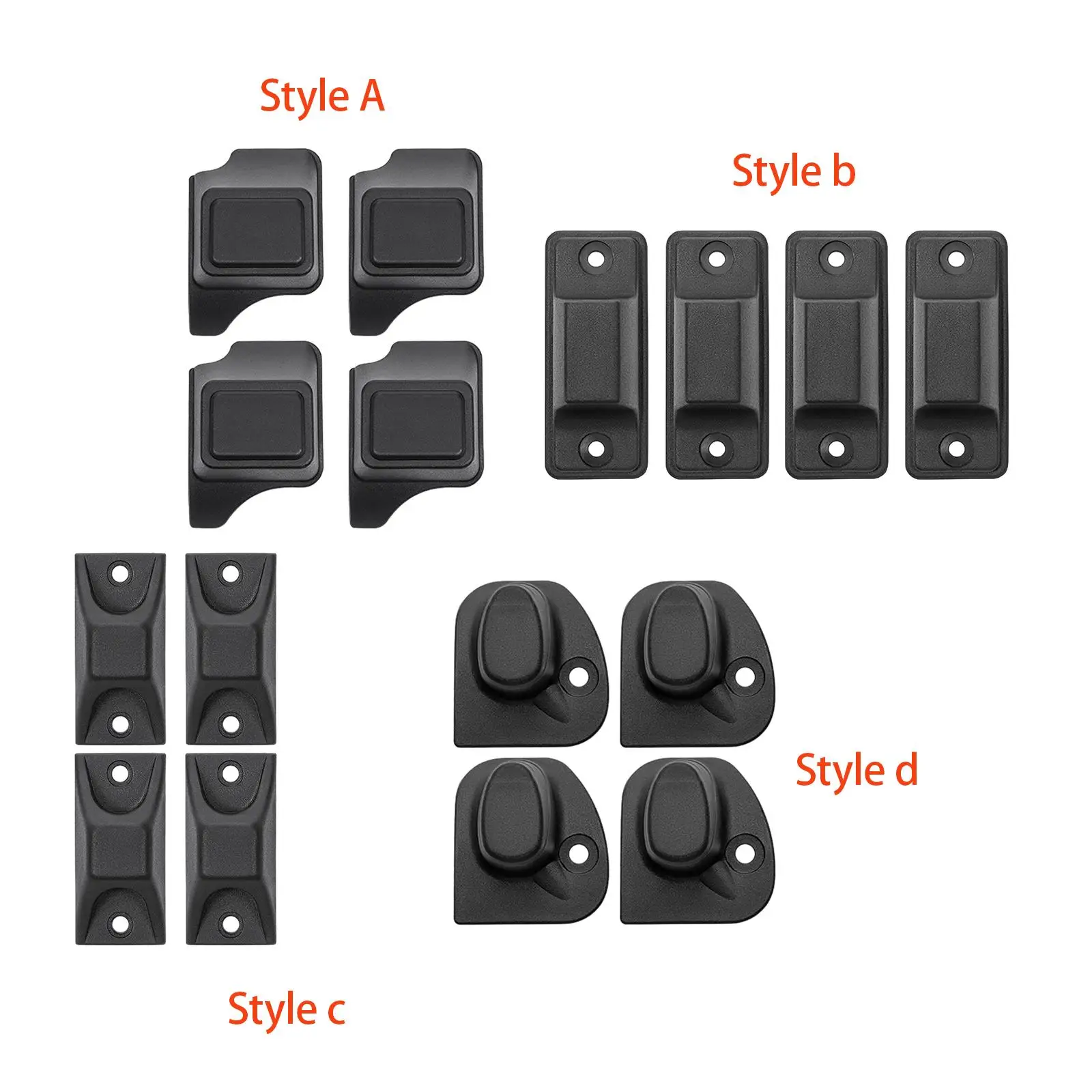 4x Luggage Bottom Studs Suitcase Standing Feet Luggage Bracket Side Feet Replacement Parts Suitcase Foot for Trolley Baggage Bag